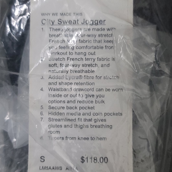 City sweat jogger french terry 29" - Picture 2 of 6